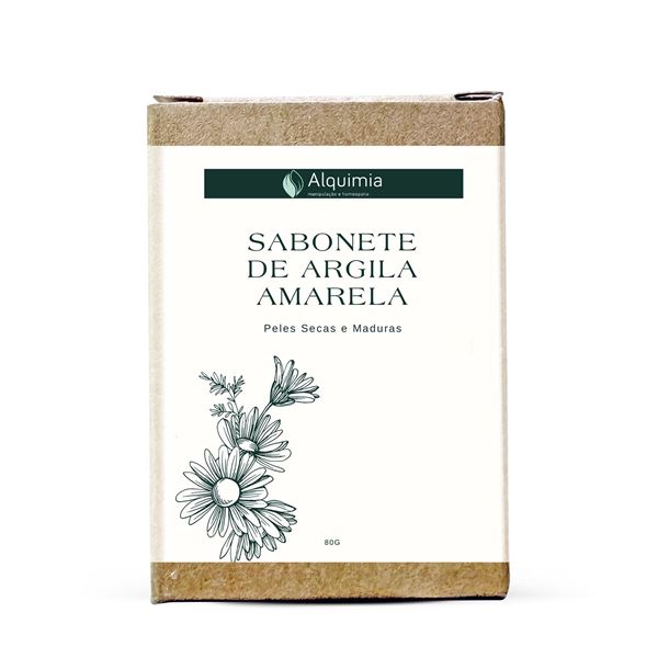 Sabonete Argila Amarela 80g