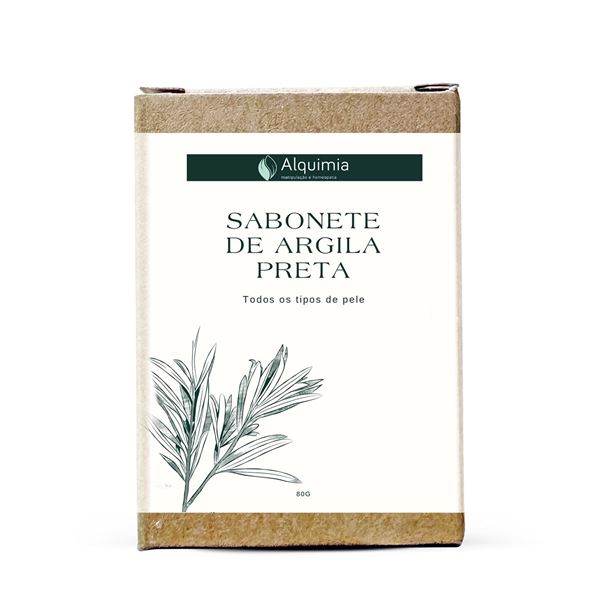 Sabonete Argila Preta 80g