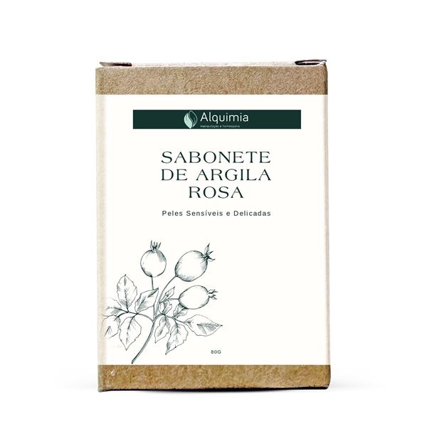 Sabonete Argila Rosa 80g