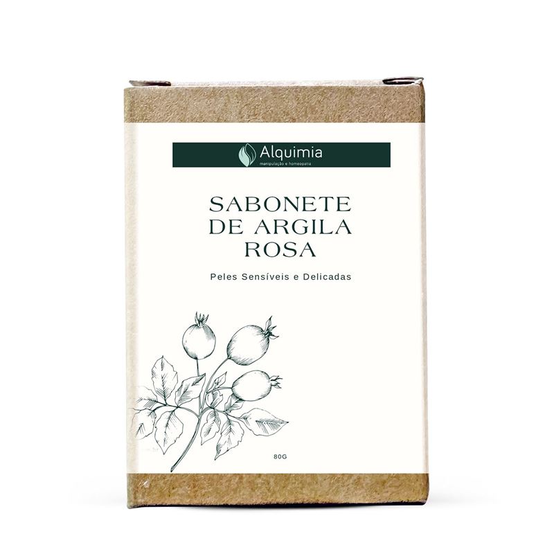 Sabonete Argila Rosa 80g