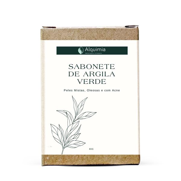 Sabonete Argila Verde 80g
