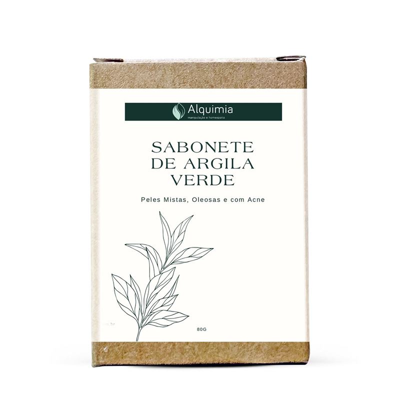 Sabonete Argila Verde 80g