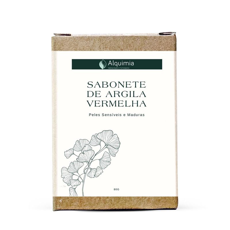 Sabonete Argila Vermelha 80g